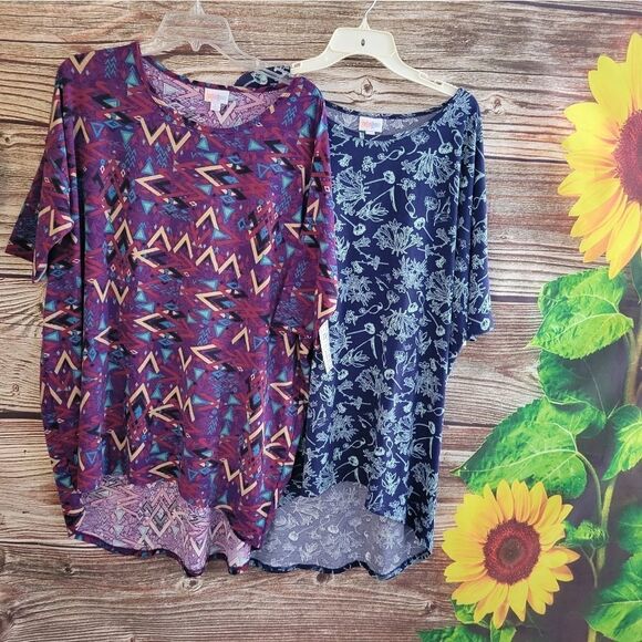 "LulaRoe " Woman's pair of dresses Size: large multicolored NWT - Picture 1 of 5